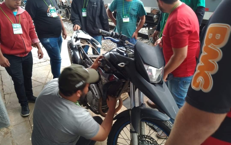 1º Curso de Manutenção e Operação de Motocicletas em Arantina
