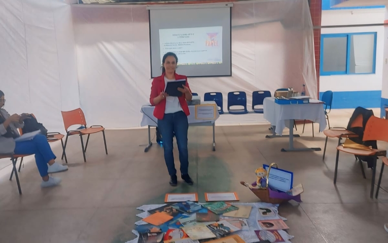 Profissionais de Educação de Arantina participam de formação do LEEI 